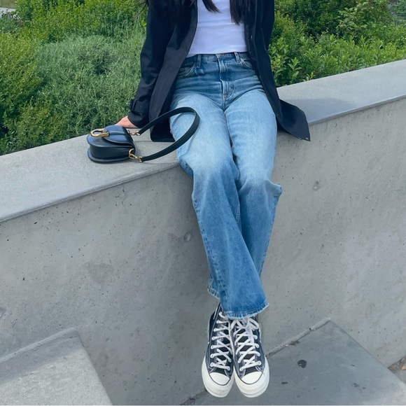 Zara ZW Collection The Boyboy Relaxed Fit Straight Leg Jeans - Picture 2 of 6